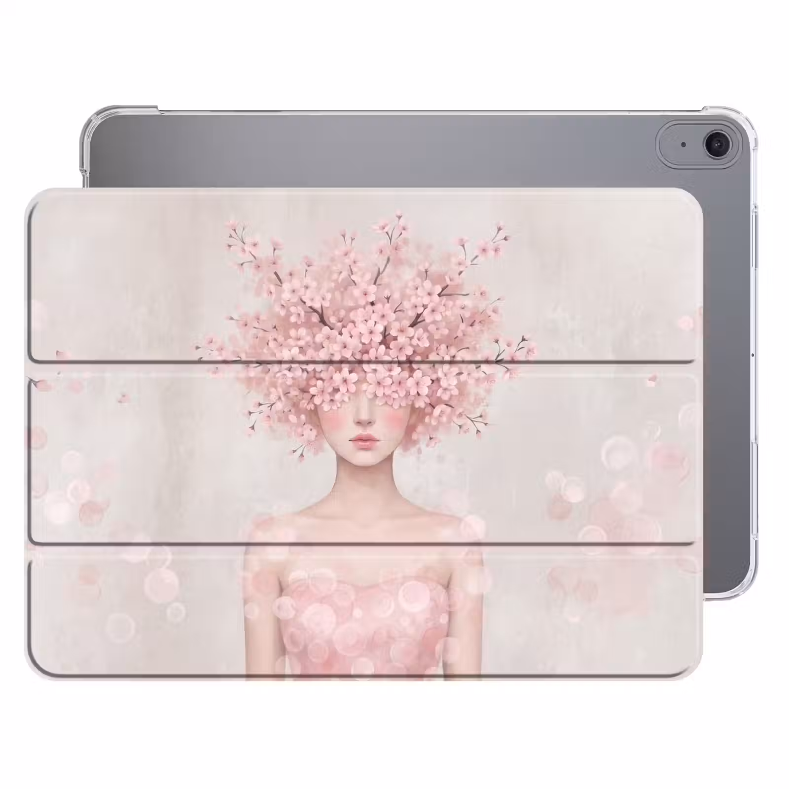 iPad hoes - Portret - Kersenbloesem - Roze — 1