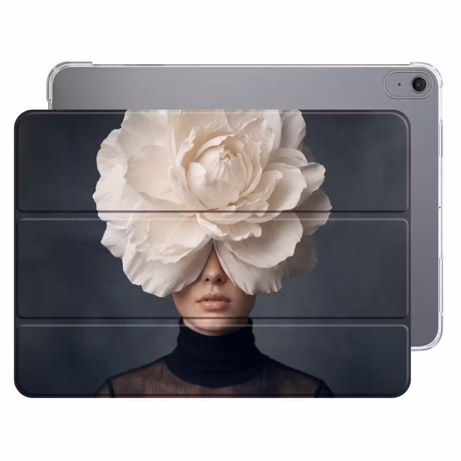 iPad hoes - Portret - Mysterieus - Wit — 1