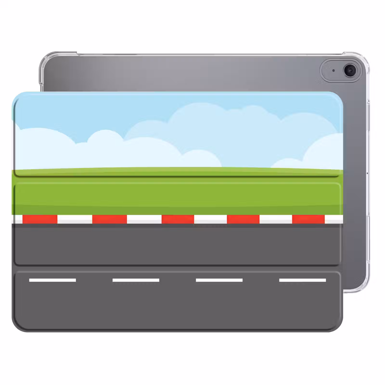 iPad hoes - Racebaan - Illustratie - Sport - Kleurrijk — 1