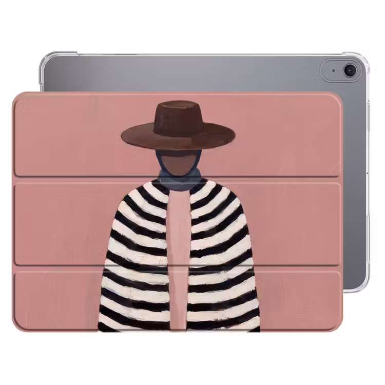 iPad hoes - Grafisch - Vrouw - Roze — 1