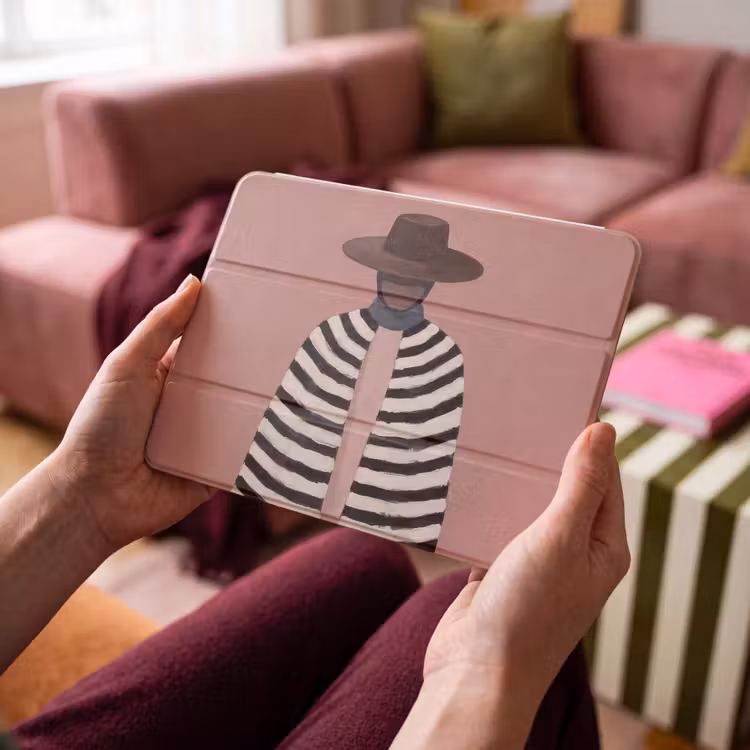iPad hoes - Grafisch - Vrouw - Roze — 4