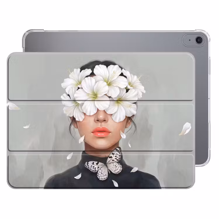 iPad hoes - Lelies - Portret - Wit — 1