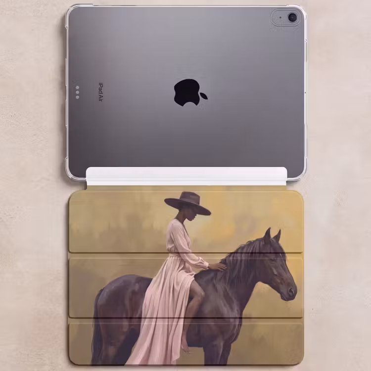 iPad hoes - Paard - Klassiek - Oker — 6
