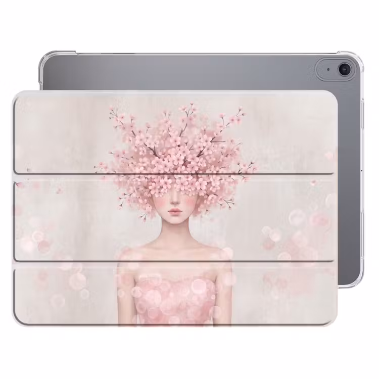iPad hoes - Portret - Kersenbloesem - Roze — 1