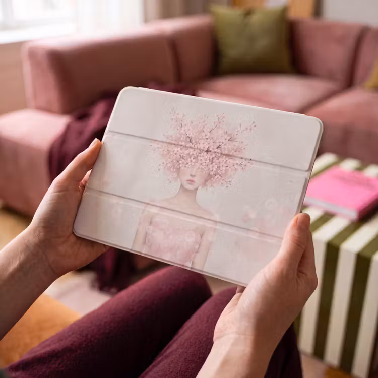 iPad hoes - Portret - Kersenbloesem - Roze — 4