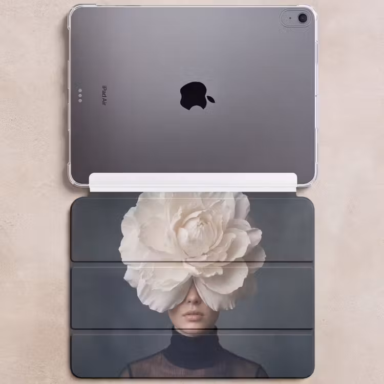 iPad hoes - Portret - Mysterieus - Wit — 6