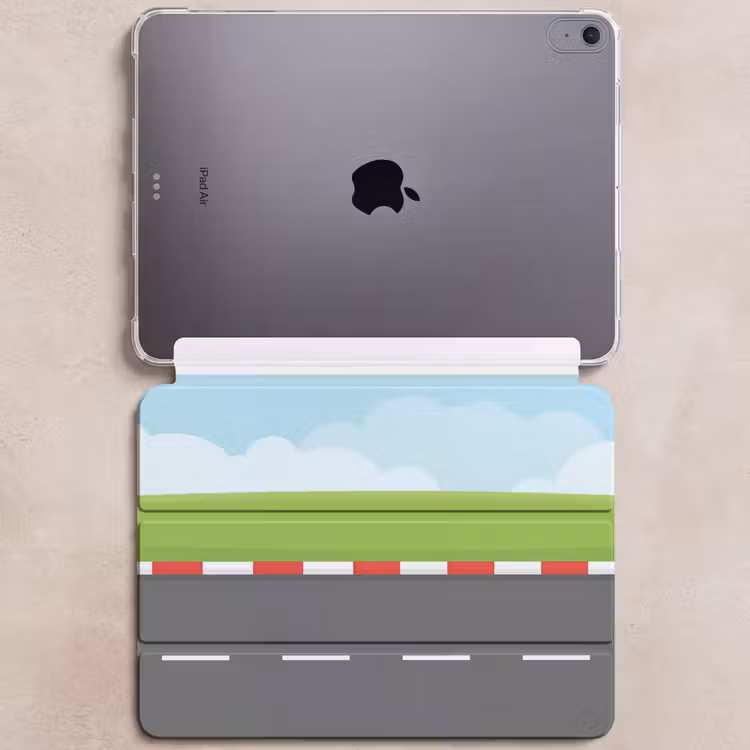 iPad hoes - Racebaan - Illustratie - Sport - Kleurrijk — 6