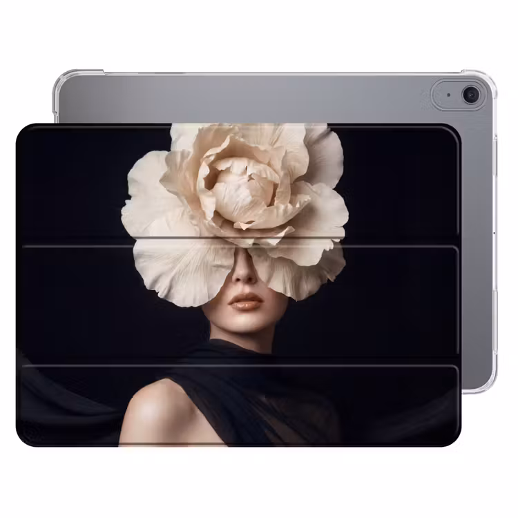 iPad hoes - Roos - Tijdloos - Zwart — 1
