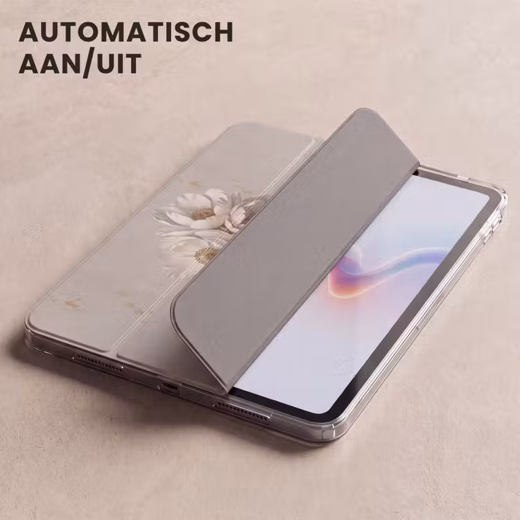 iPad hoes - Vrouw - Pioenroos - Wit — 5