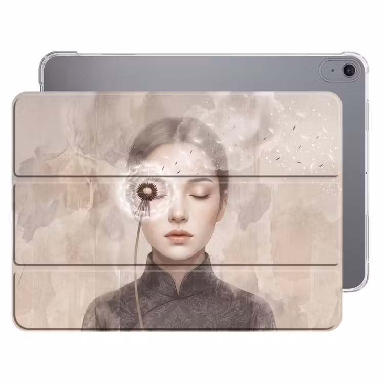 iPad hoes - Vrouw - Sereen - Grijs — 1