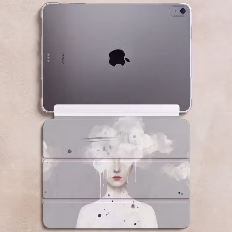 iPad hoes - Vrouw - Wolk - Grijs — 6