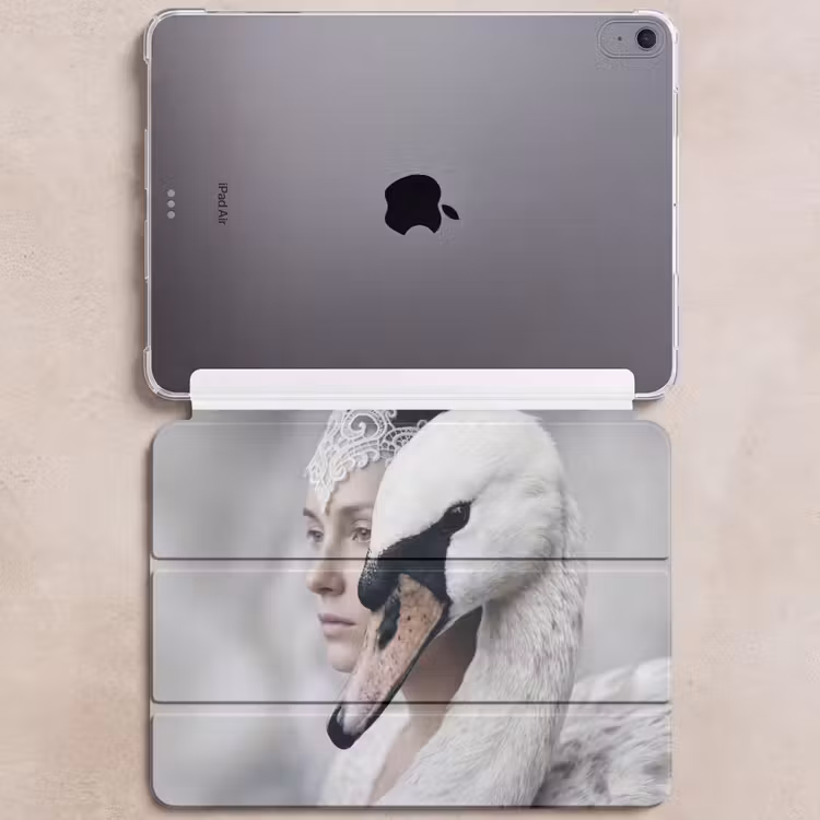 iPad hoes - Vrouw - Zwaan - Wit — 6