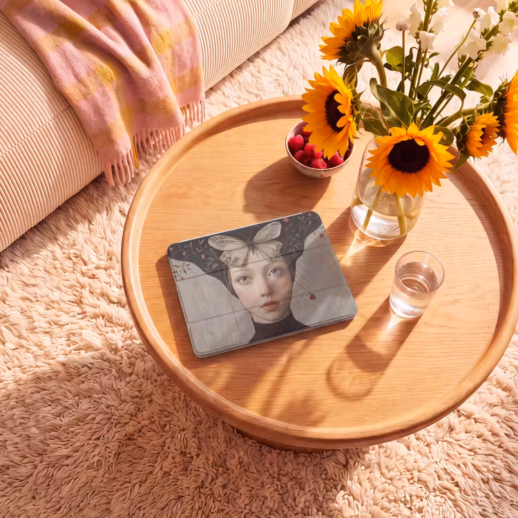 iPad hoes - Woman - Butterfly - Art - Classic - Muted — 2
