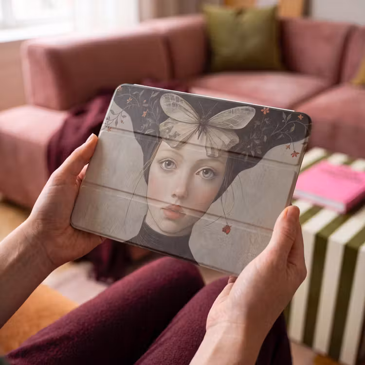 iPad hoes - Woman - Butterfly - Art - Classic - Muted — 4