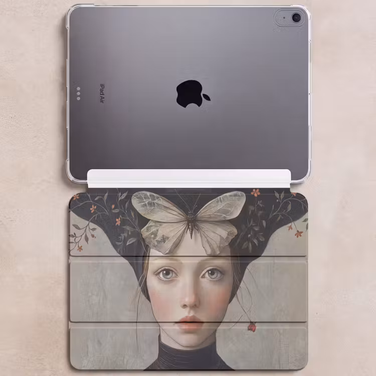 iPad hoes - Woman - Butterfly - Art - Classic - Muted — 6
