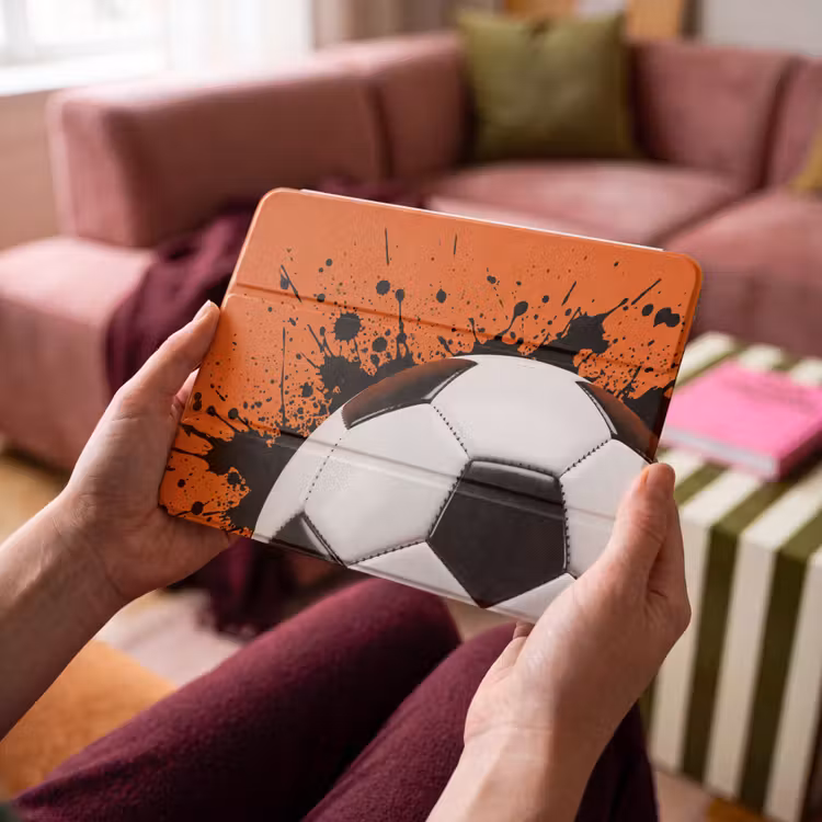 iPad hoes - Voetbal - Verf - Sport - Oranje — 4