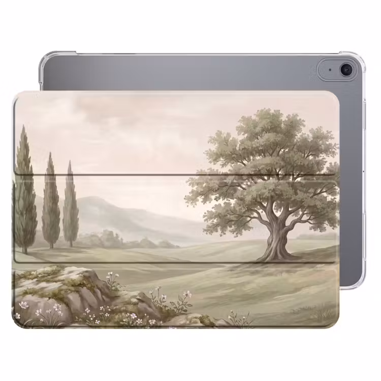 iPad hoes - Heuvellandschap - Bomen - Natuur - Groen — 1
