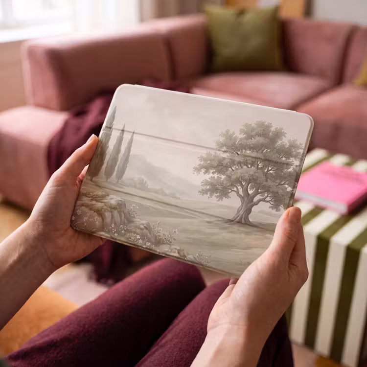 iPad hoes - Heuvellandschap - Bomen - Natuur - Groen — 4