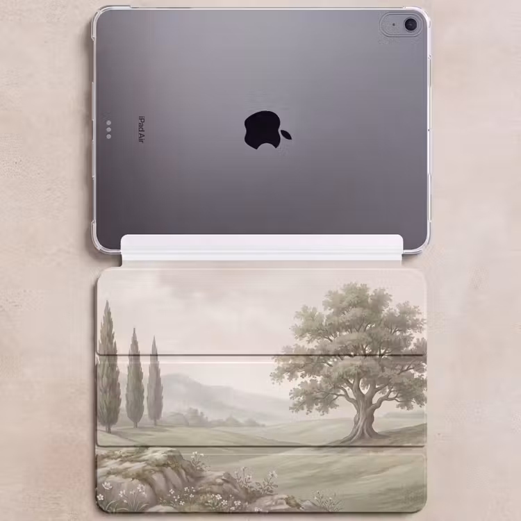 iPad hoes - Heuvellandschap - Bomen - Natuur - Groen — 6
