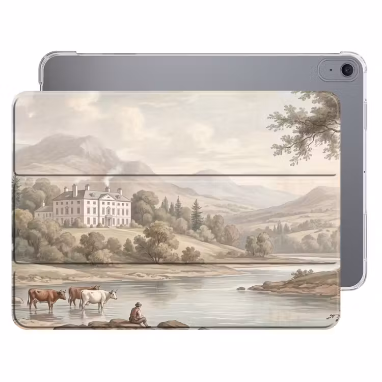 iPad hoes - Landhuis - Rivier - Vee — 1