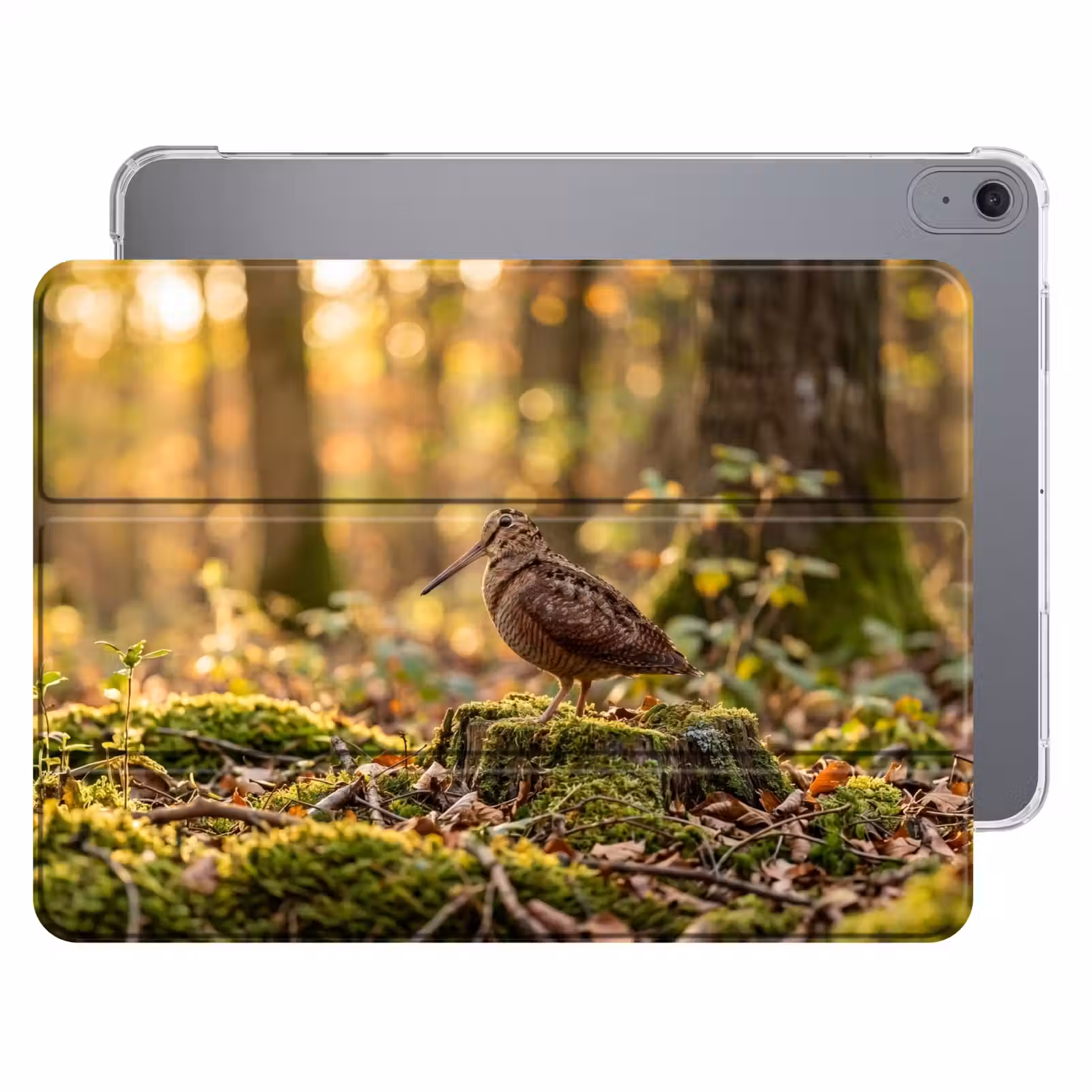 iPad hoes - Houtsnip - Bos - Bladeren - Herfst - Gecamoufleerd — 1