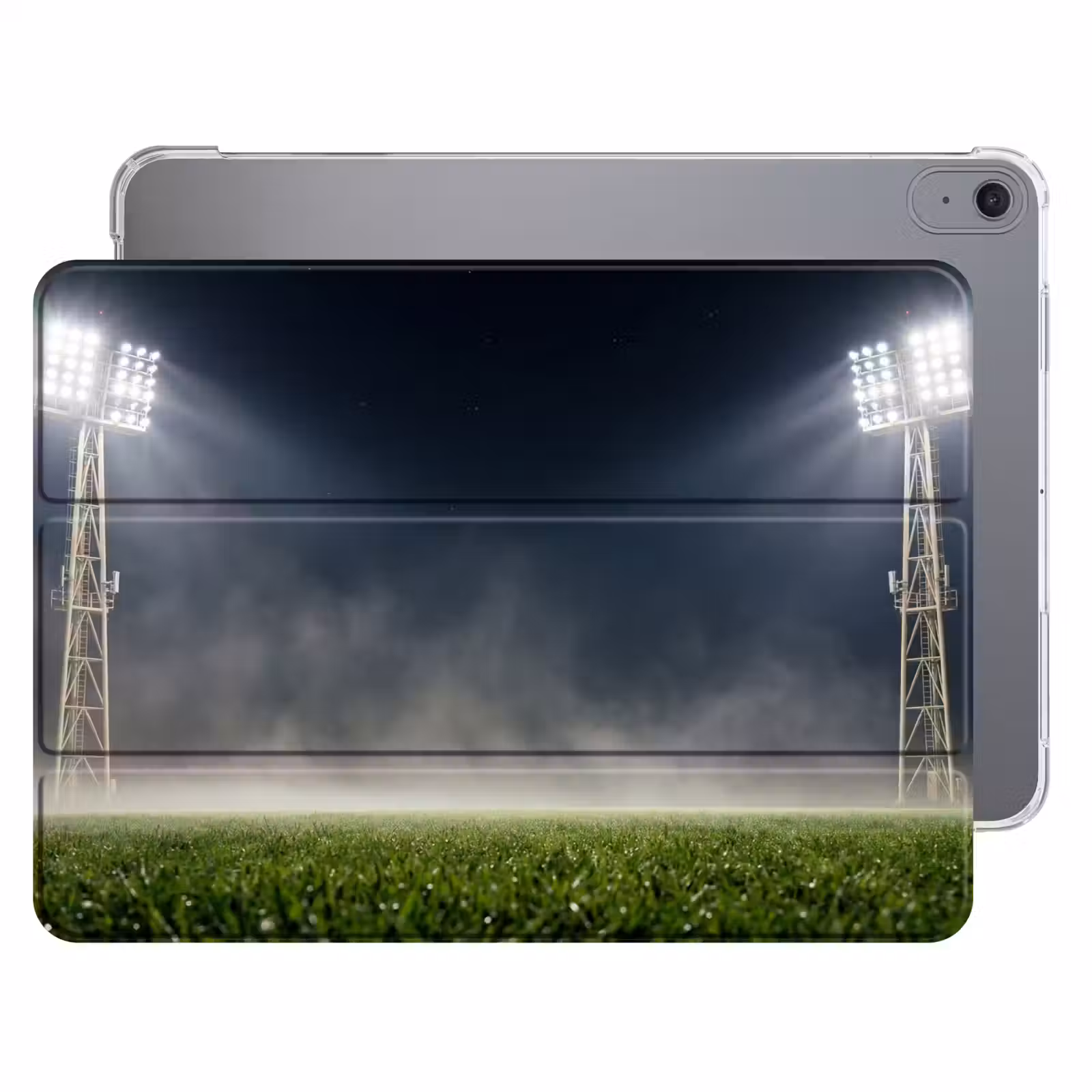 iPad hoes - Stadion - Lichtmast - Sport - Nacht — 1