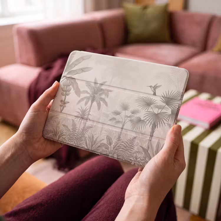 iPad hoes - Jungle - Banenboom - Kolibrie - Beige — 4