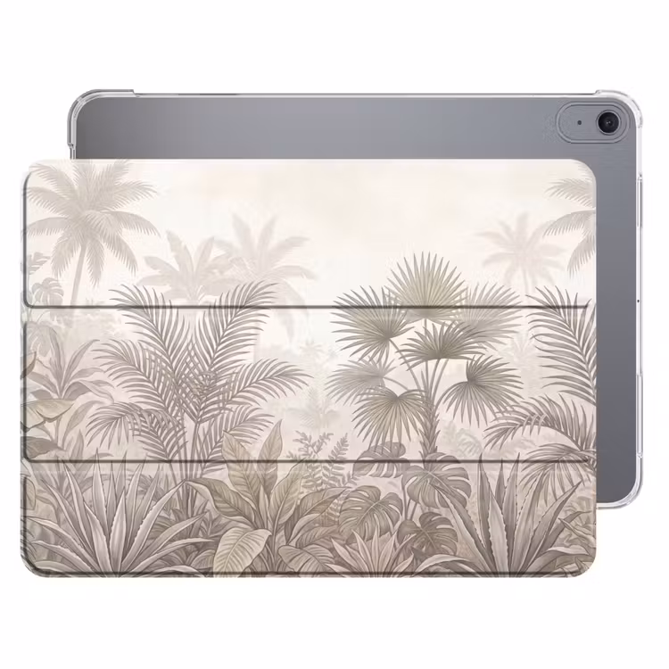 iPad hoes - Jungle - Tropisch - Natuur -Vintage - Beige — 1