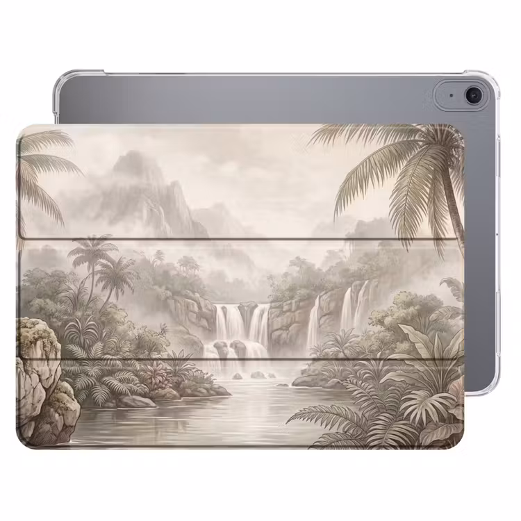 iPad hoes - Jungle - Watervallen - Tropisch - Illustratie — 1