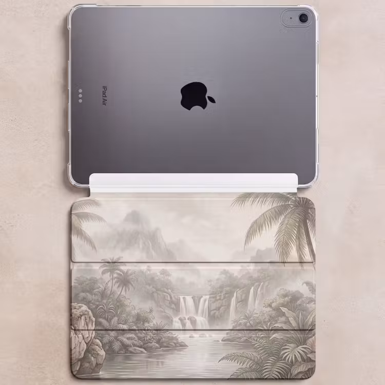 iPad hoes - Jungle - Watervallen - Tropisch - Illustratie — 6
