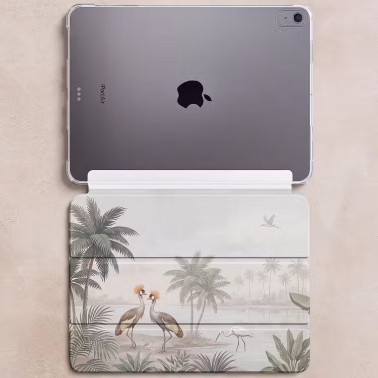 iPad hoes - Kraanvogels - Palmbomen - Tropisch — 6