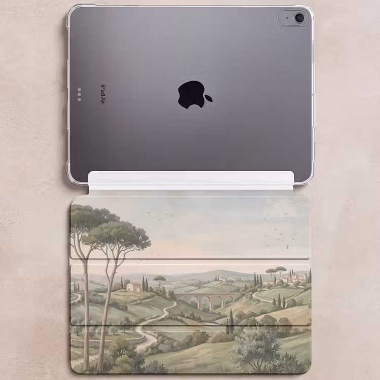 iPad hoes - Landschap - Heuvels - Zandpad - Groen — 6