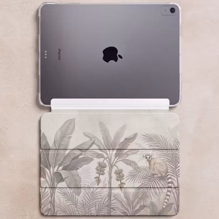 iPad hoes - Natuur - Jungle - Ringstaartmaki - Bruin — 6