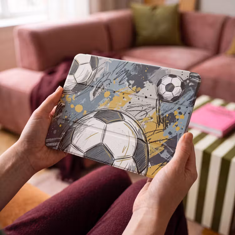 iPad hoes - Voetbal - Abstract - Sport - Kleurrijk — 4