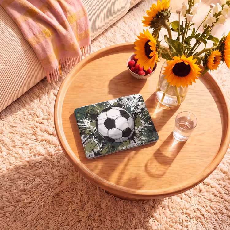 iPad hoes - Voetbal - Verf - Spetters - Groen — 2
