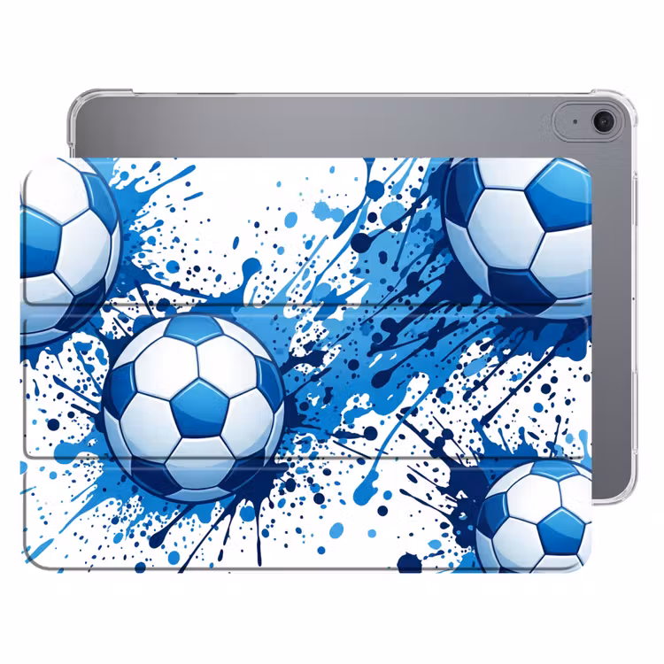 iPad hoes - Voetballen - Verf - Sport - Blauw — 1