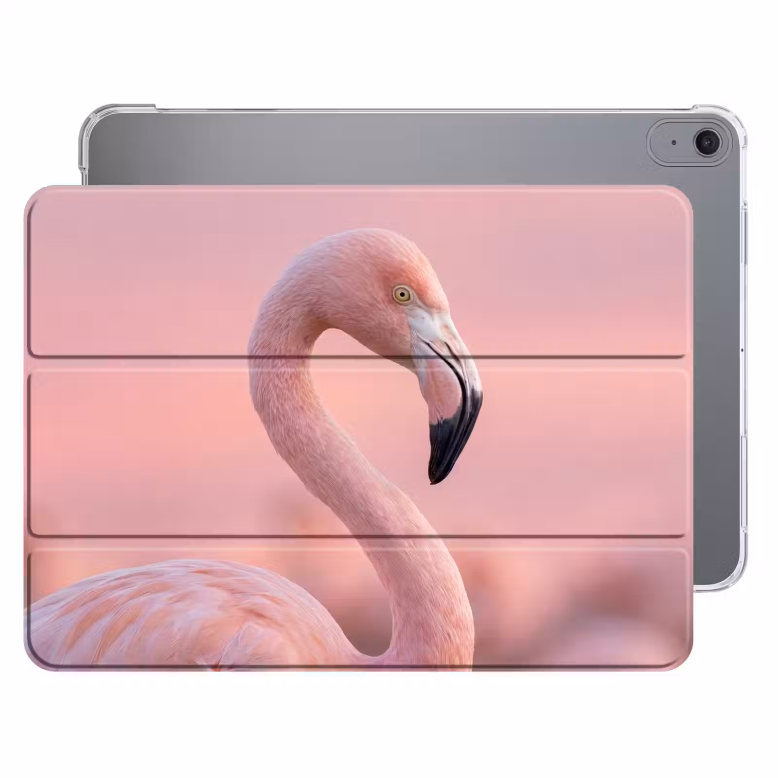 iPad hoes - Flamingo - Portret - Roze — 1