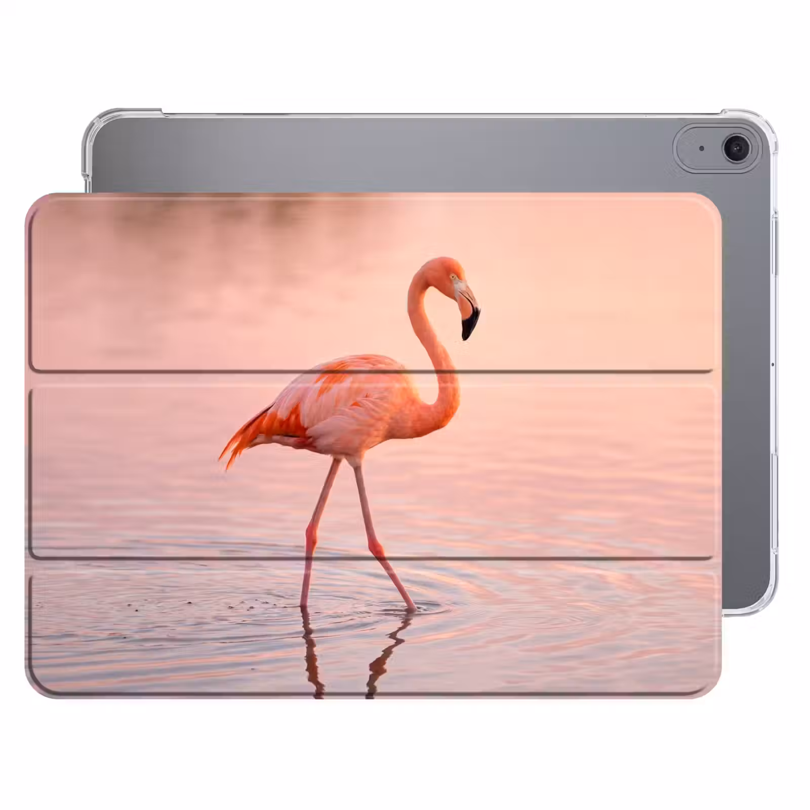 iPad hoes - Flamingo - Water - Roze — 1