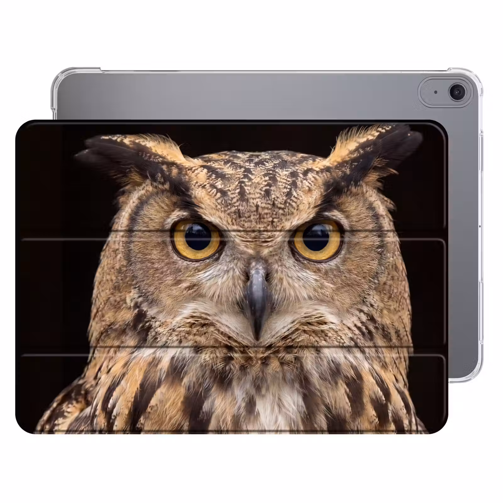 iPad hoes - Oehoe - Uil - Portret - Bruin — 1