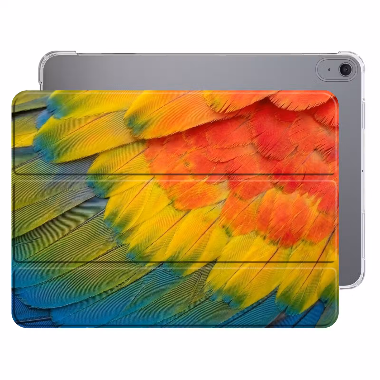 iPad hoes - Veren - Ara - Kleurrijk — 1