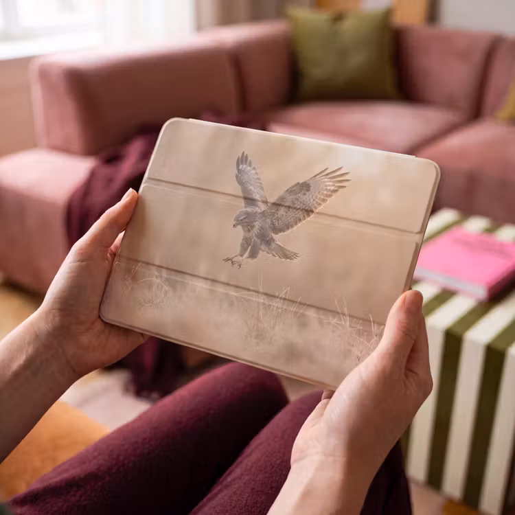 iPad hoes - Buizerd - Roofvogel - Natuur - Bruin — 4