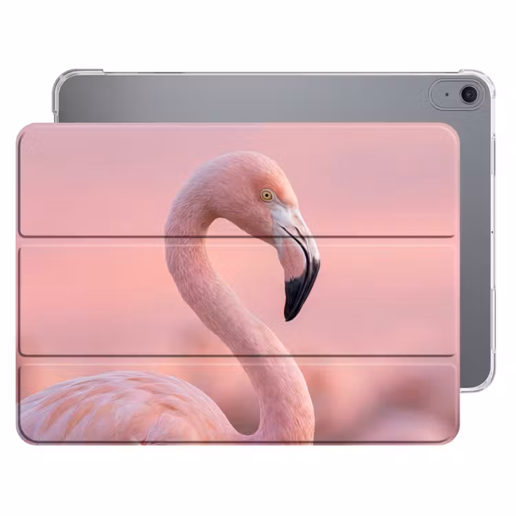 iPad hoes - Flamingo - Portret - Roze — 1
