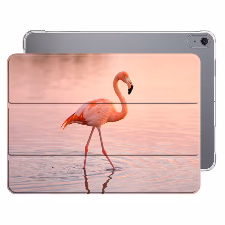 iPad hoes - Flamingo - Water - Roze — 1