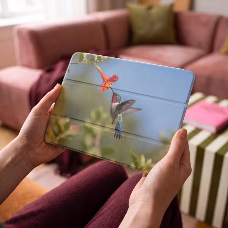 iPad hoes - Kolibrie - Bloem - Natuur - Groen — 4