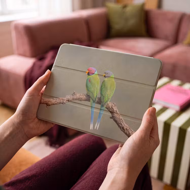 iPad hoes - Papagaai - Tak - Natuur - Kleurrijk — 4
