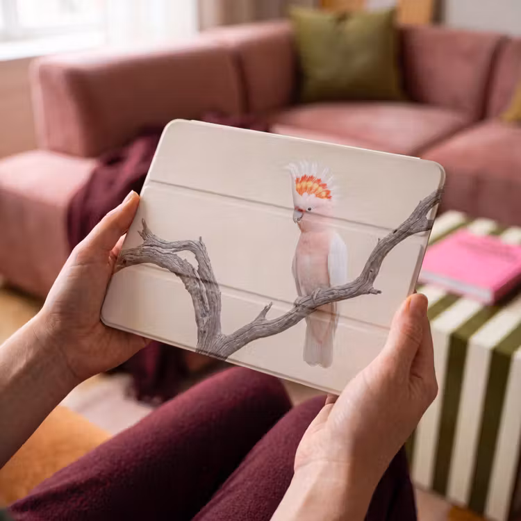iPad hoes - Papagaai - Tak - Roze — 4