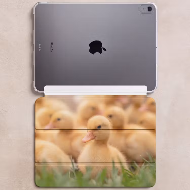 iPad hoes - Pijltje - Eend - Natuur - Geel — 6