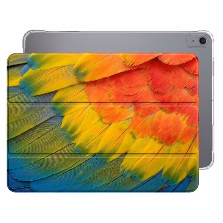 iPad hoes - Veren - Ara - Kleurrijk — 1