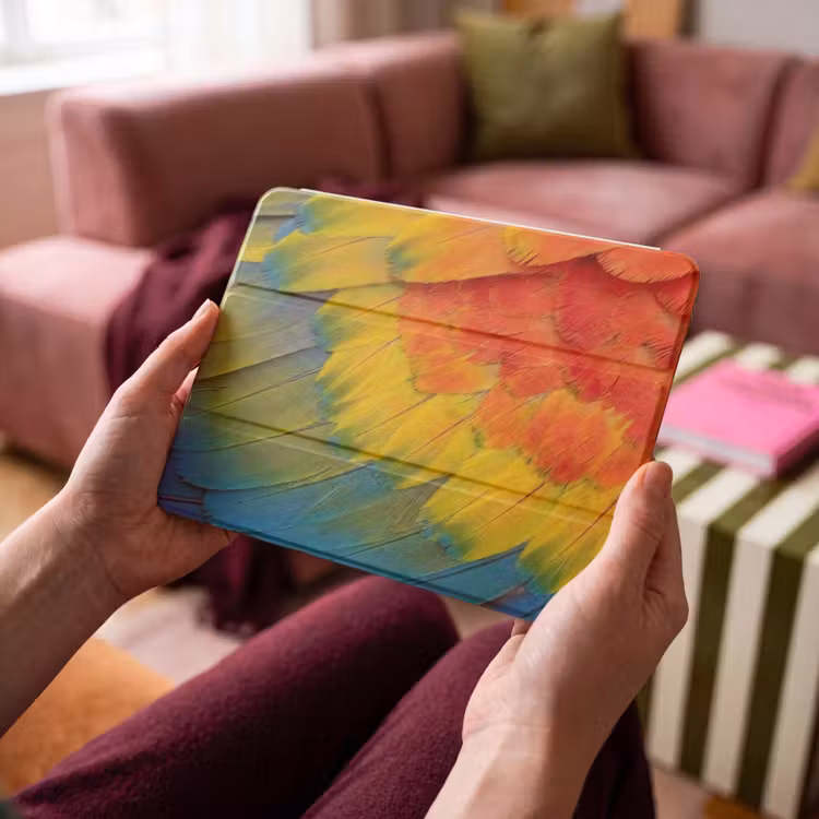 iPad hoes - Veren - Ara - Kleurrijk — 4