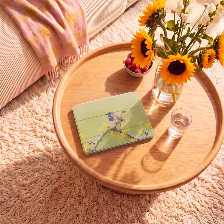 iPad hoes - Vogel - Tak - Natuur - Kleurrijk — 2